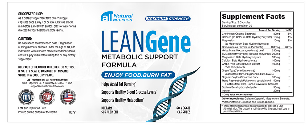 Lean Gene Ingredients List